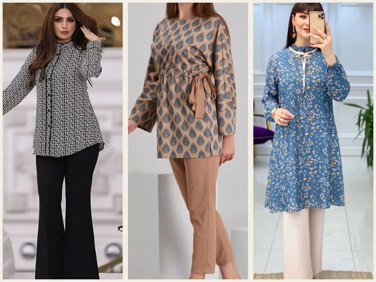 مدل شومیز بلند مجلسی
