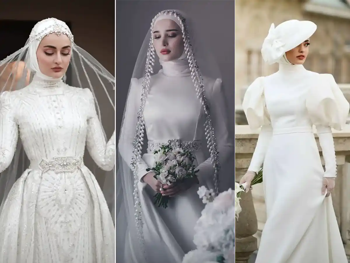 لباس عروسی محجبه