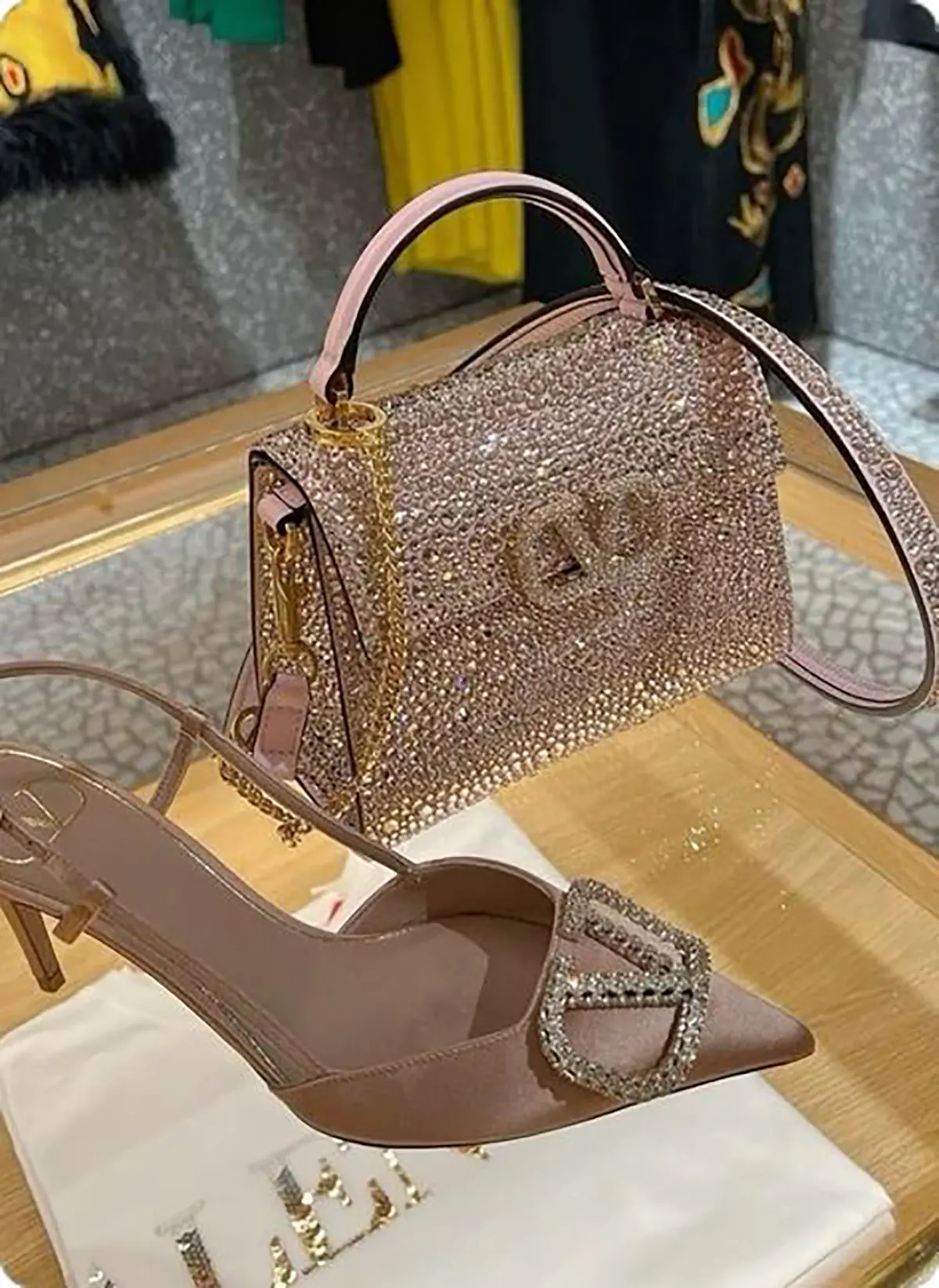 ست کیف و کفش مجلسی زنانه