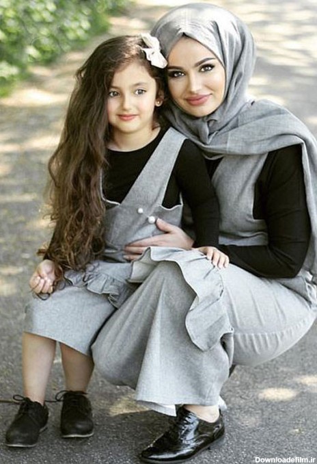 لباس‌ های ست زنانه و دخترانه با حجاب