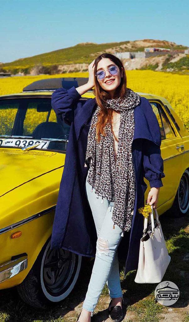 چه کیفی با مانتو سرمه‌ای ست میشه